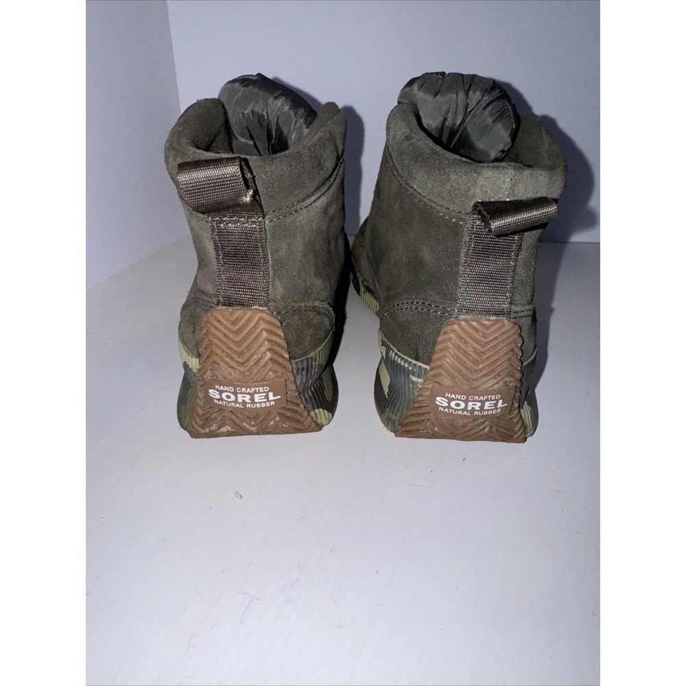 Sorel Out 'n About Plus Women's Mid Boot-Alpine Tundra/Green Camo Size 6 - Picture 3 of 6